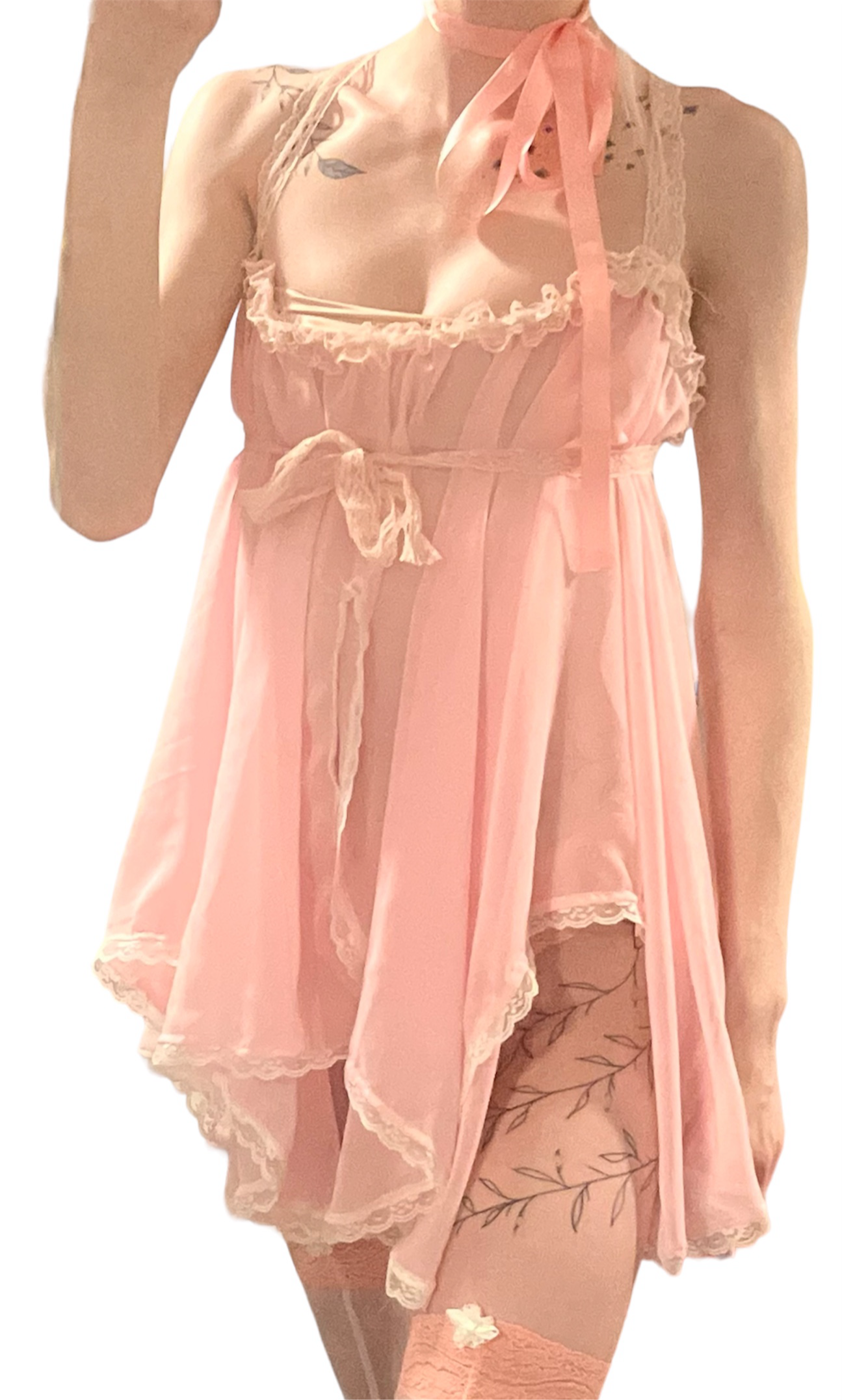 Slumber Party Mini Slip Dress