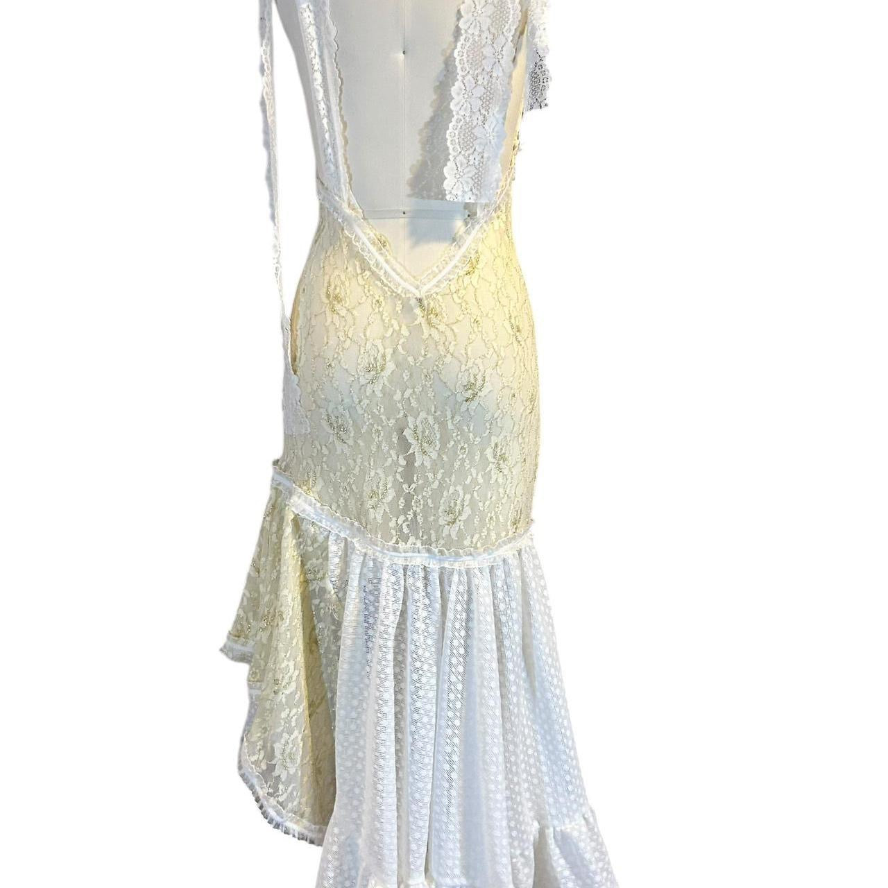 Gold Sheer Mermaid Slip